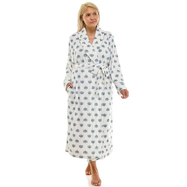 

Плюс сайз велюровый халат-пончо Croft & Barrow, Jaipur Nouveau Chill