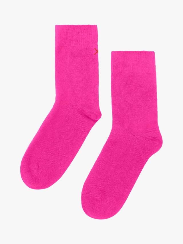 

Носки из смеси шерсти и кашемира Chinti & Parker, цвет Hot Pink