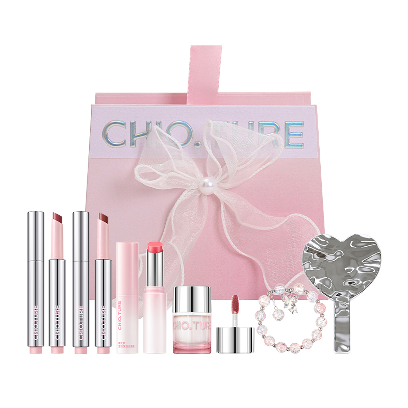 

Набор косметики Dot Heart Intention легко растушевывается натуральный глянцевый блеск для губ прозрачный эффект без макияжа зеркальное покрытие CHIOTURE