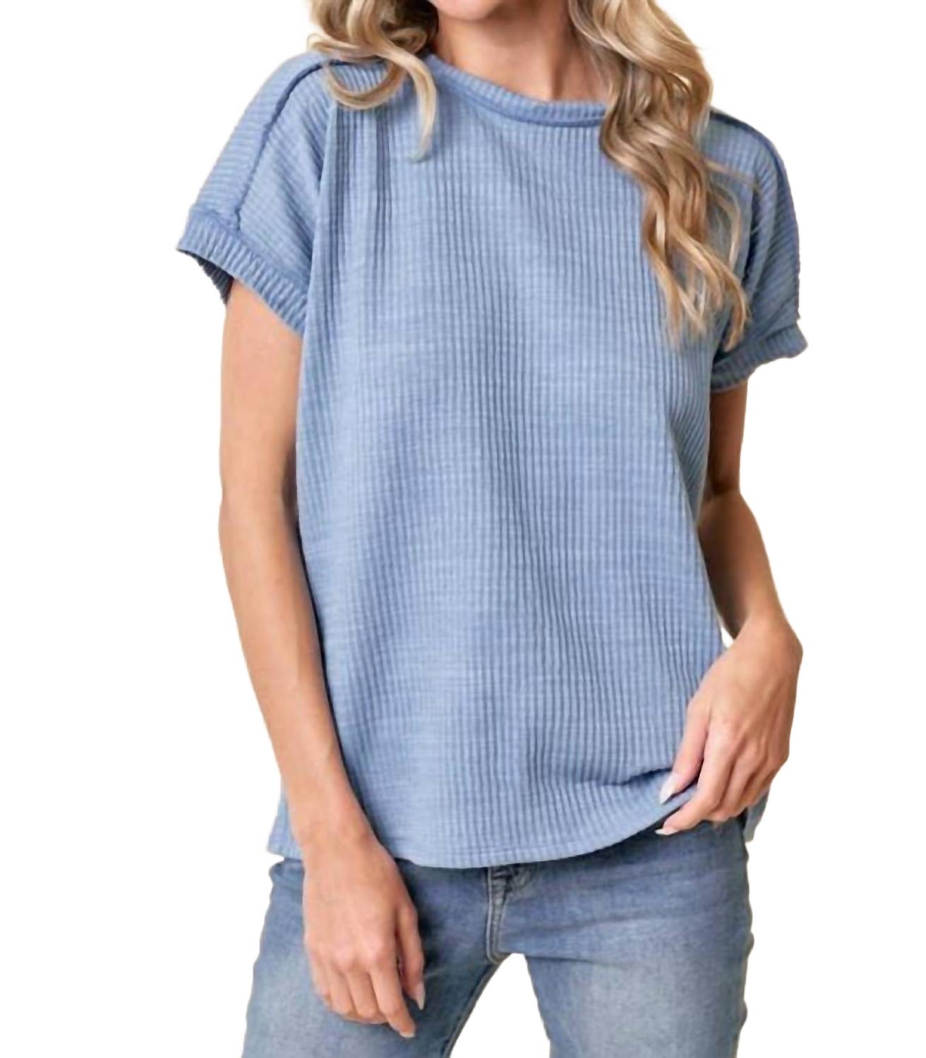 

Lovely Melody Футболка с коротким рукавом Hana, светло-голубая