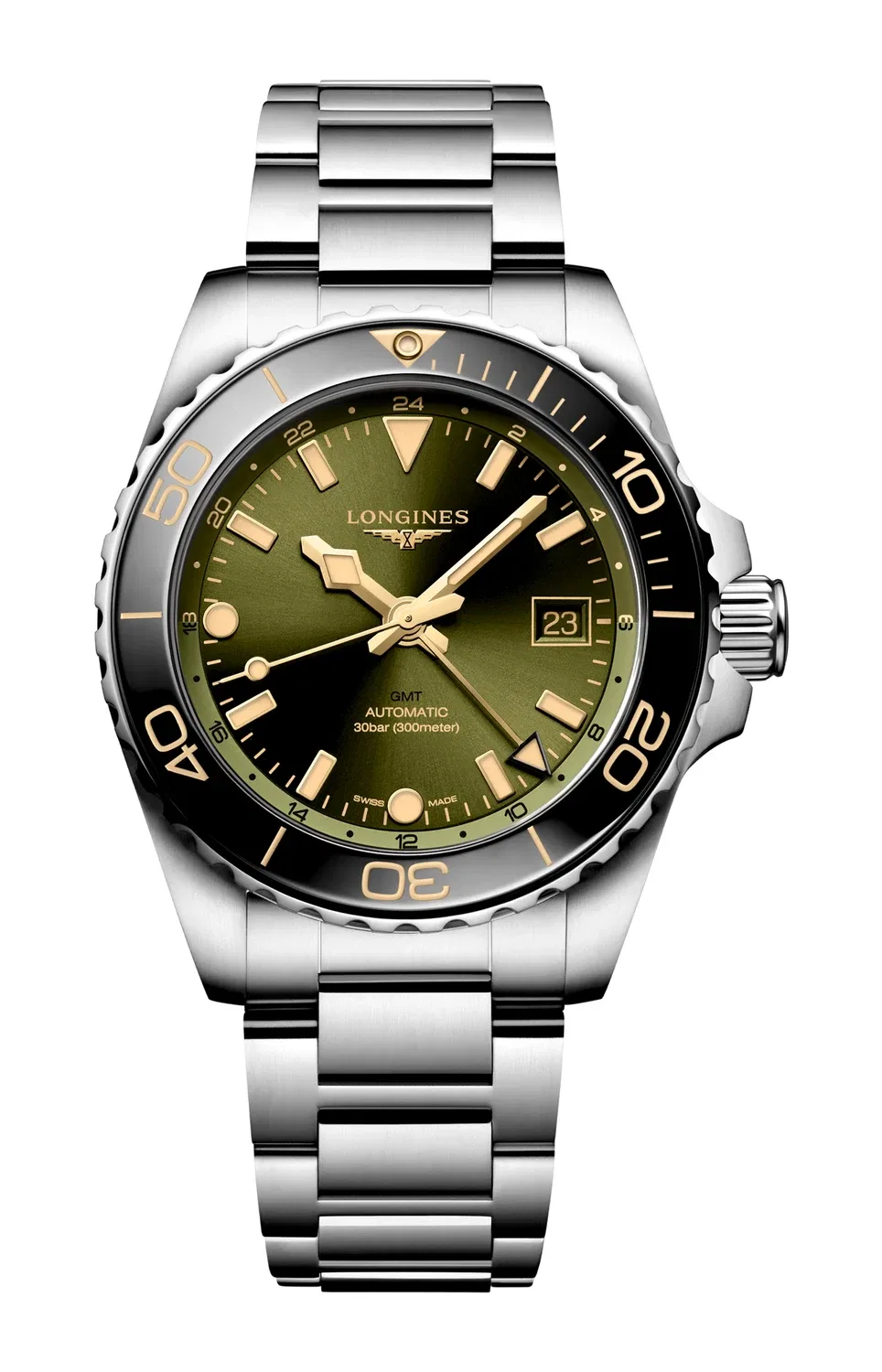 ЛОНЖИН ГИДРОКОНКВЕСТ 41 ММ - L3.790.4.06.6 LONGINES, черный