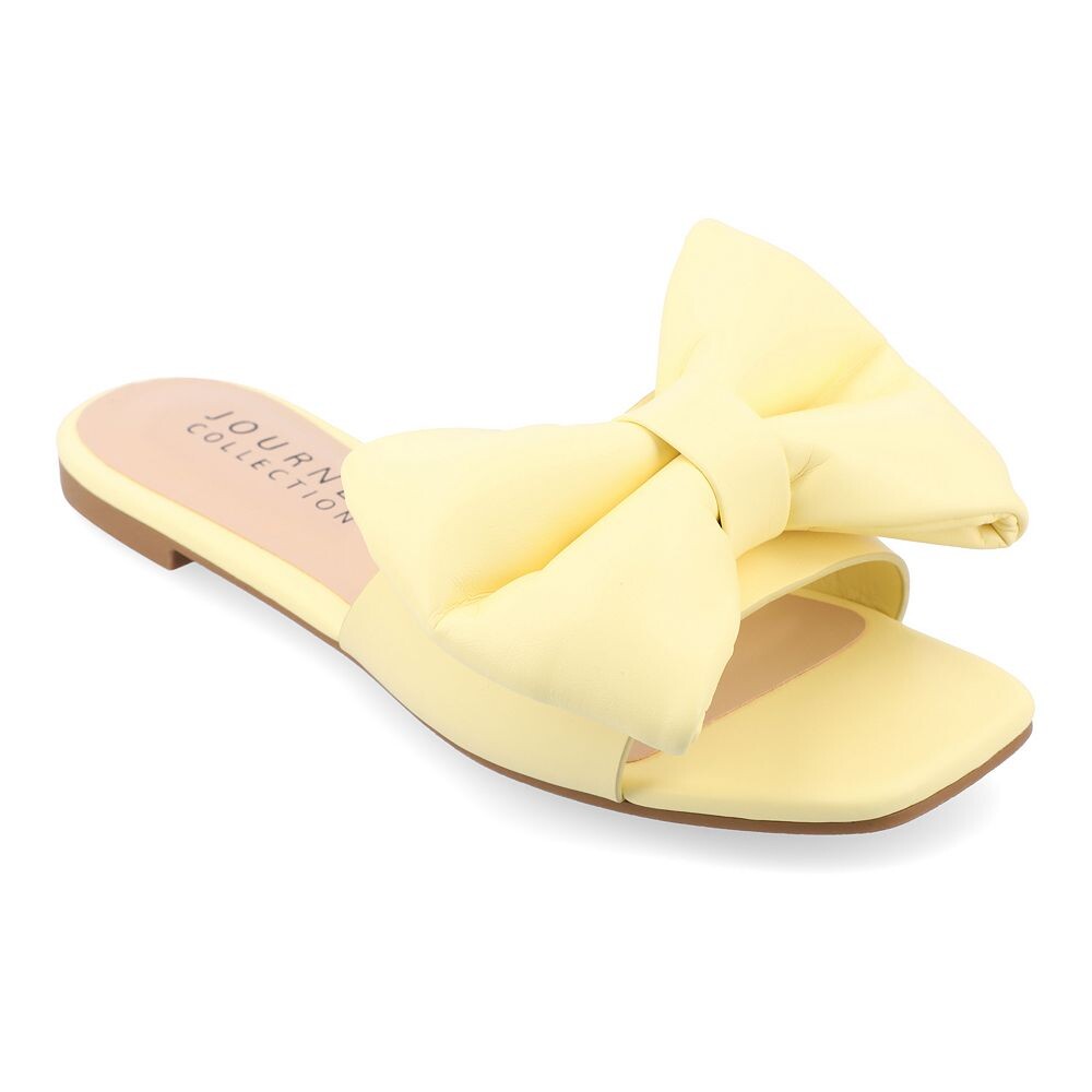 Женские шлепанцы Journee Collection Fayre Tru Comfort Foam, желтый