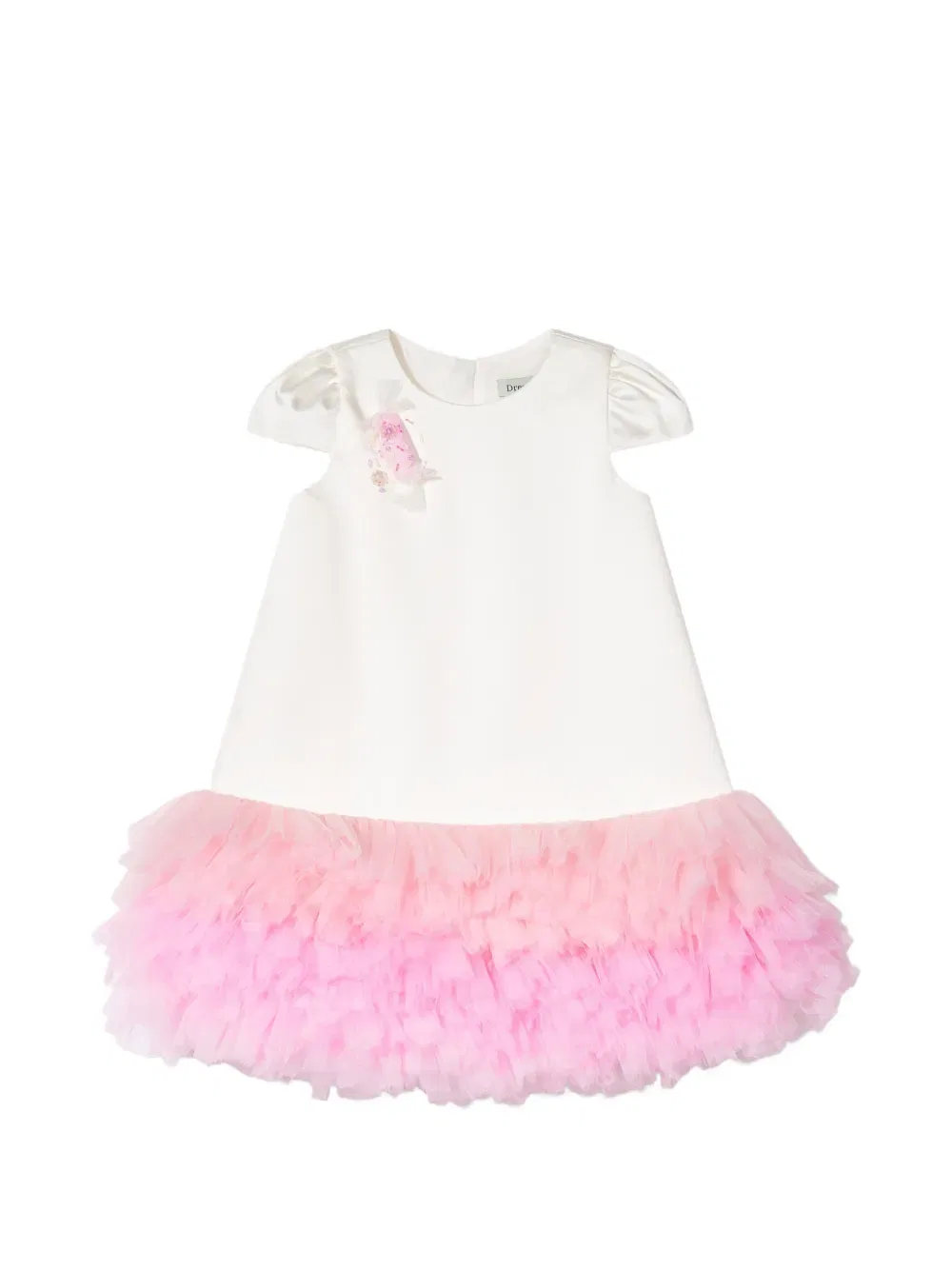 Комплект из платья и повязки на голову Dress & Fleur, белый — фото 2