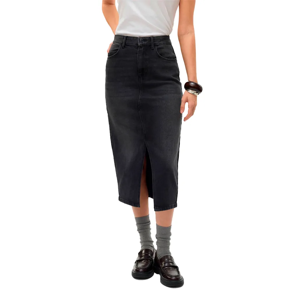 

Юбка Vero Moda Natalie denim skirt, черный