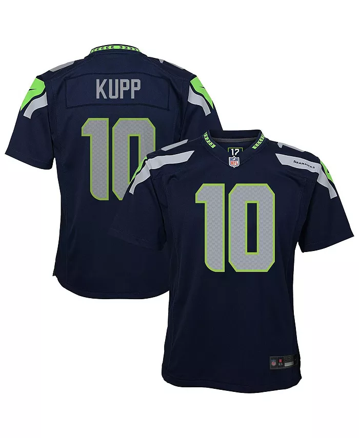 

Футболка игровая команды Seattle Seahawks Cooper Kupp College Navy для подростков Nike