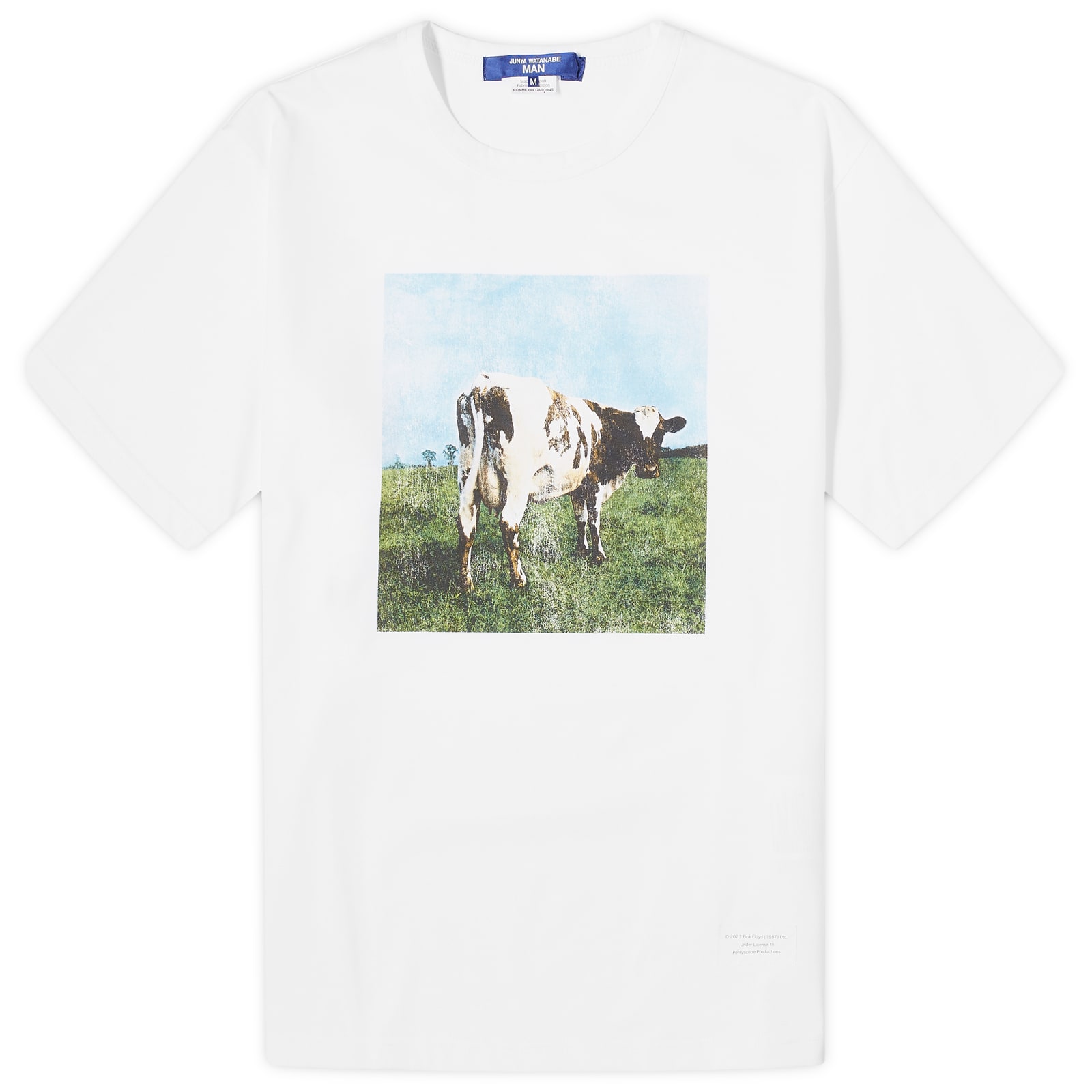 

Футболка Junya Watanabe Man Cow Print T-Shirt, цвет White &Black