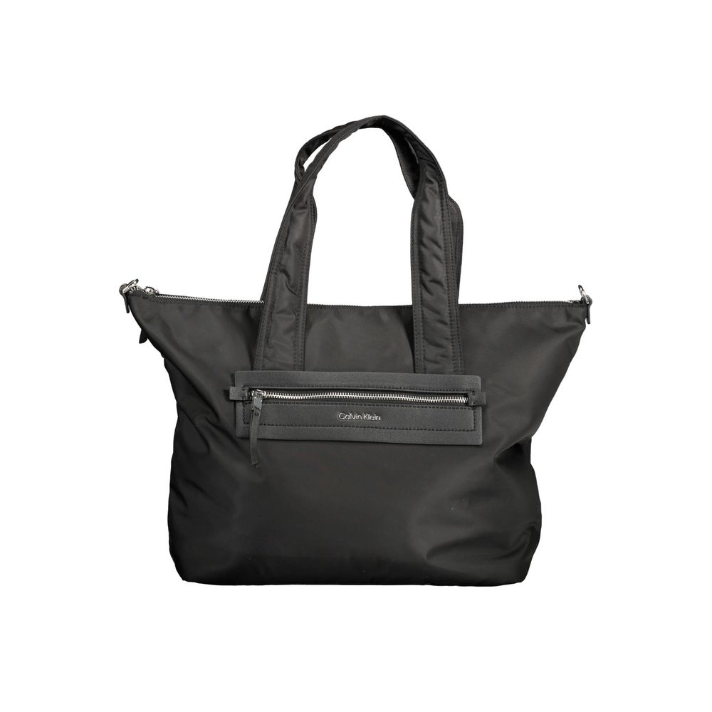 

Черная сумка из полиэстера Calvin Klein, черный