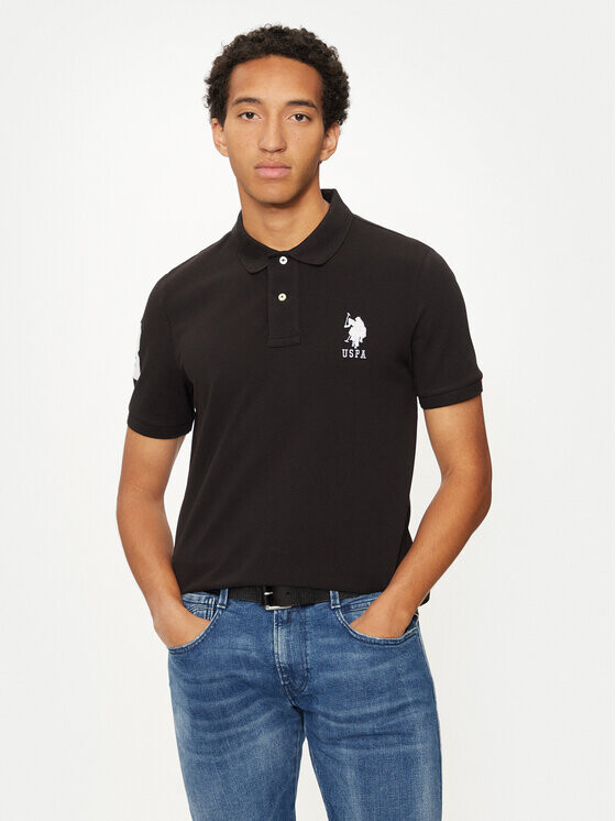 

Рубашка поло стандартного кроя U.S. Polo Assn., черный