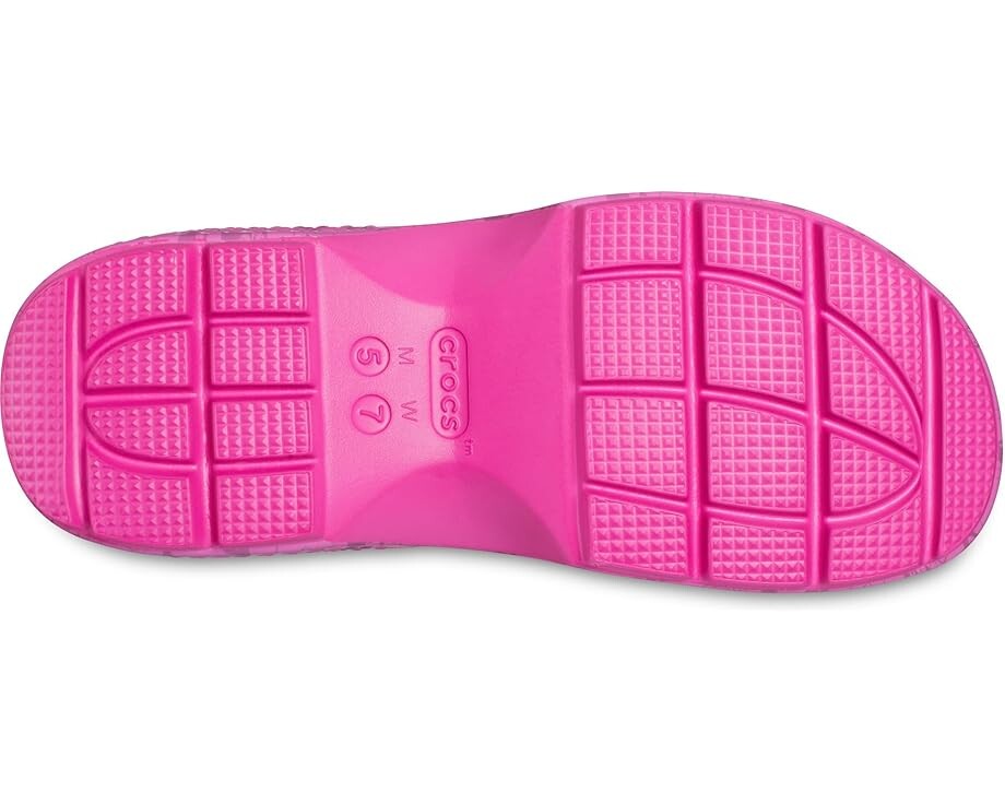 Сандалии Crocs Sanrio My Melody / Kuromi Stomp Sandal, цвет Black/Pink — фото 3