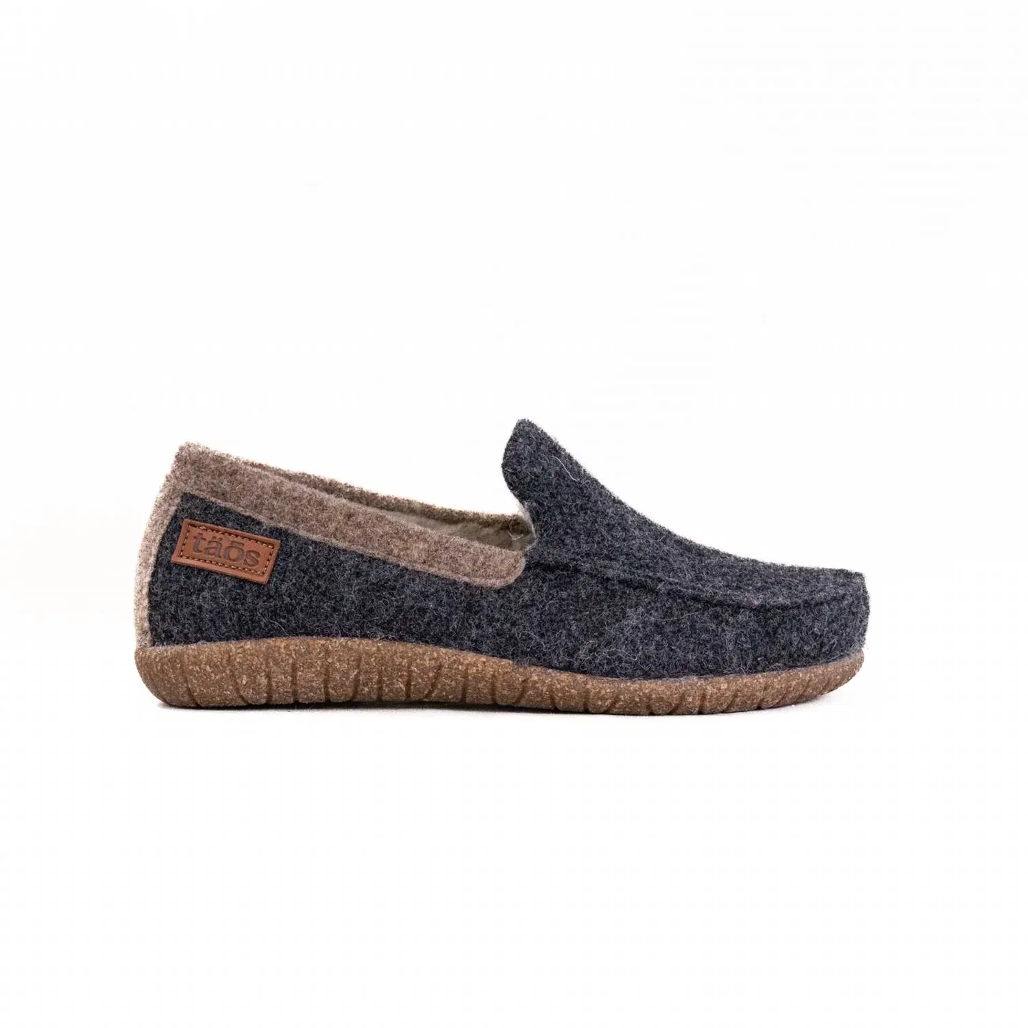 Taos Темно-серые лоферы унисекс Woolfer