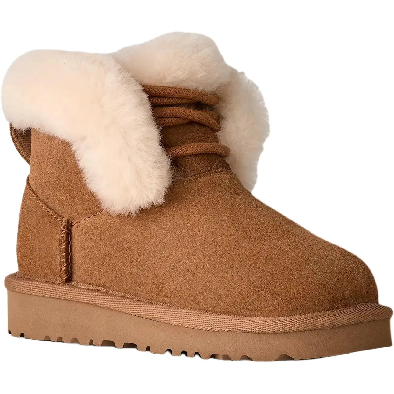 UGG Классические мини-снежные ботинки brown для детей — фото 4