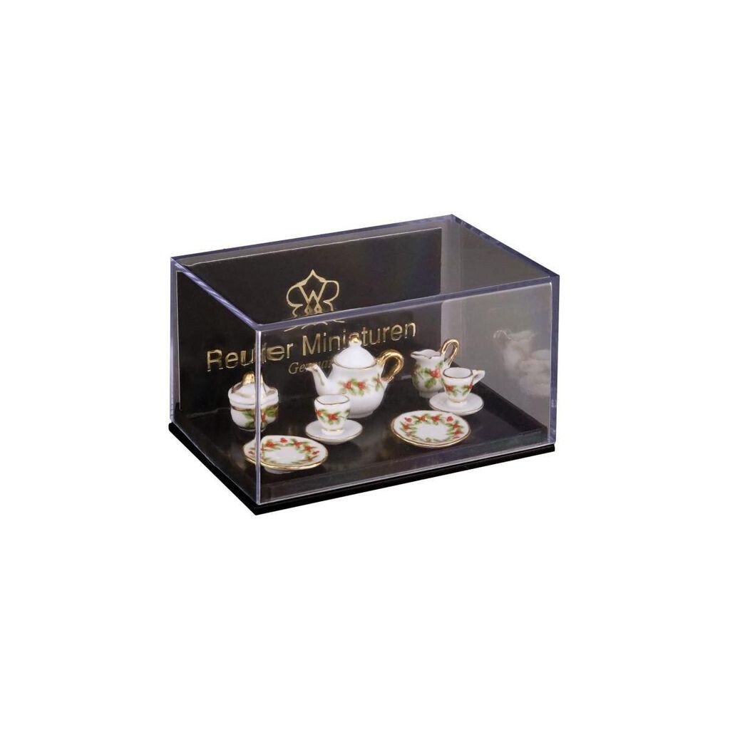 

001.536/6 - Миниатюрный чайный сервиз на 2 персоны "Омела" Reutter Miniaturen