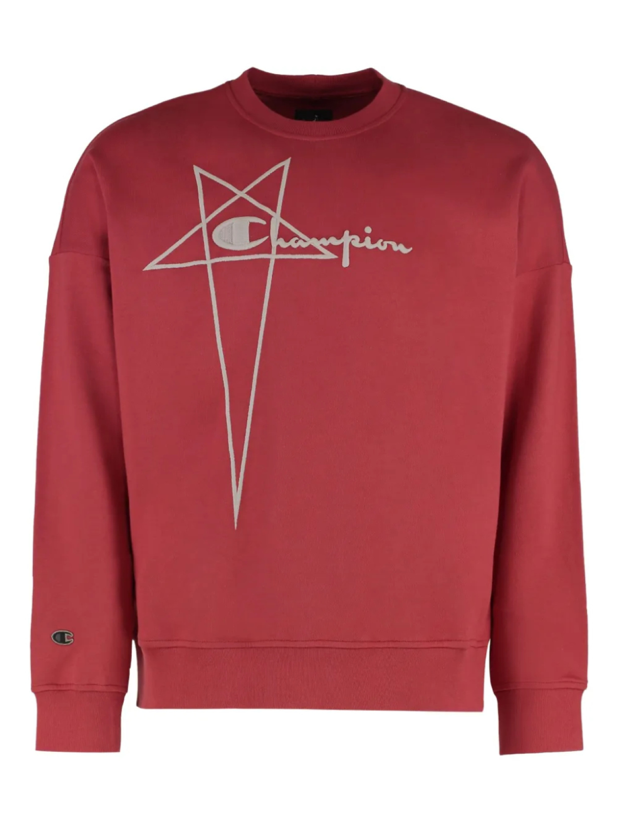 

Толстовка из коллаборации с Champion Rick Owens X Champion, красный