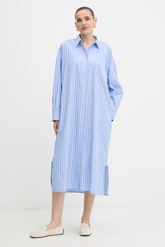 

Хлопковое платье MOLINA Weekend Max Mara, синий