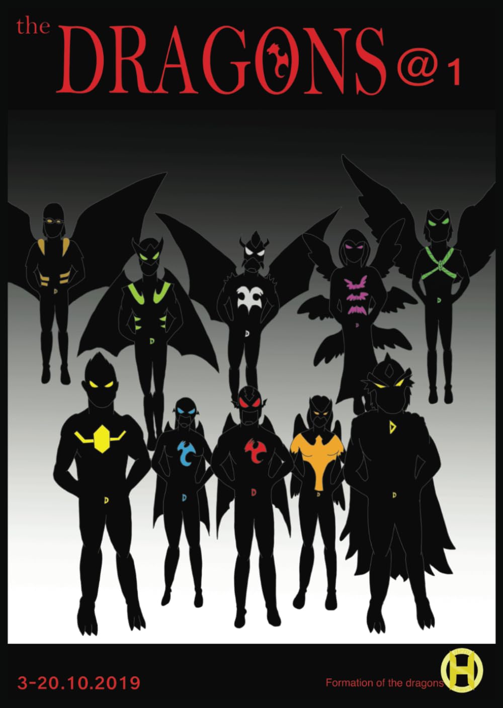 

the Dragons-vol 1: Formation of the dragons (Hero H comics: the dragons) (Independently published)