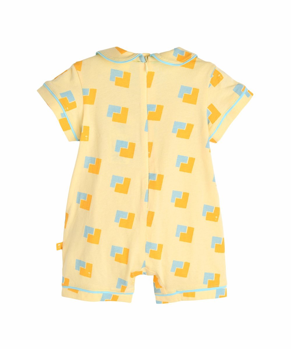 Комбинезон длиной 3/4 и головной убор в одном стиле Moimoln, Yellow — фото 3