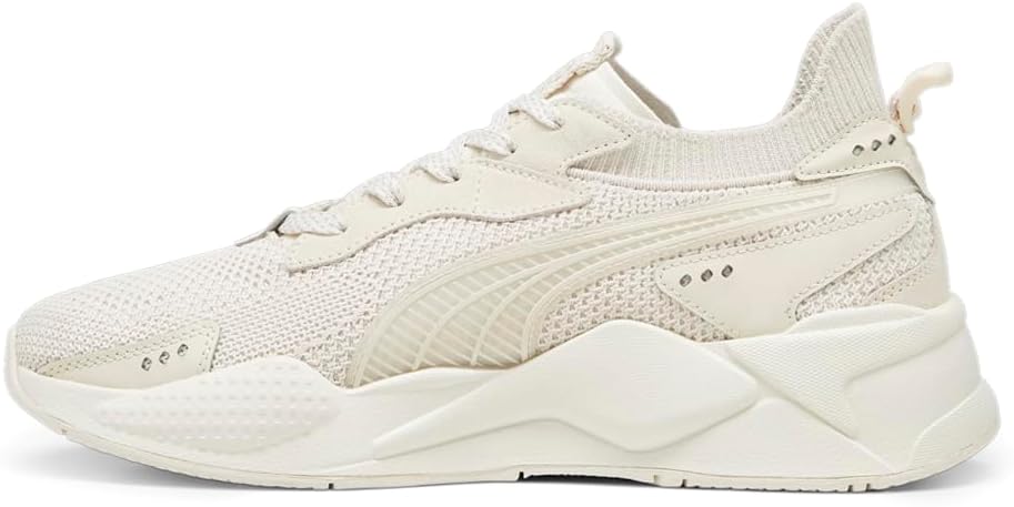 Кроссовки PUMA мужские Rs-Xk на шнуровке, повседневные - бежевые, Alpine Snow-alpine Snow — фото 3