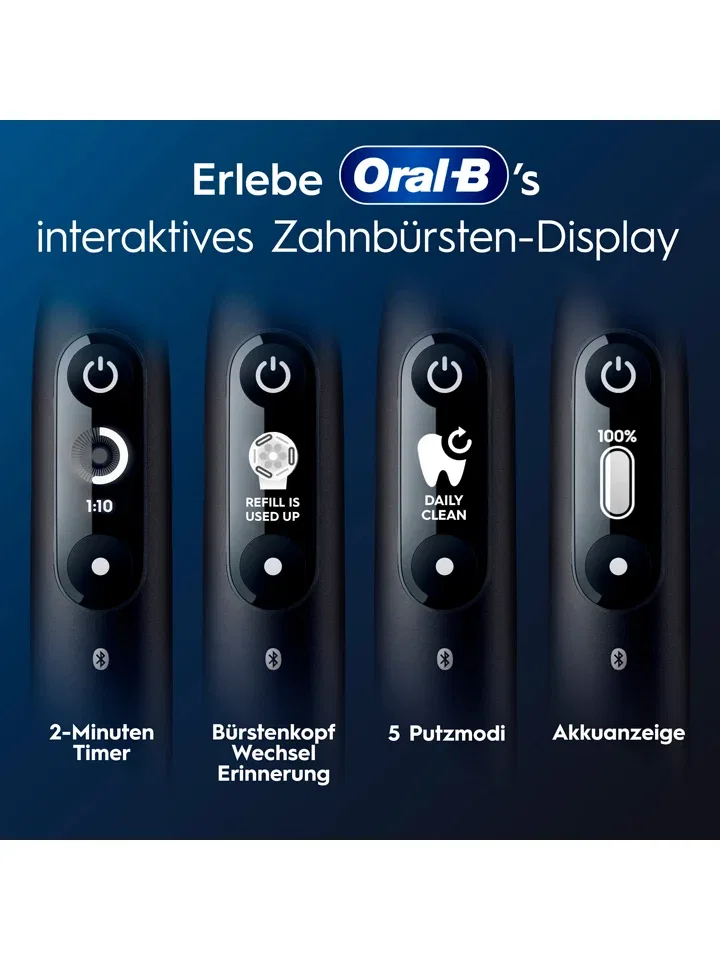 Электрическая зубная щетка iO Series 6 Oral-B Schwarz — фото 4