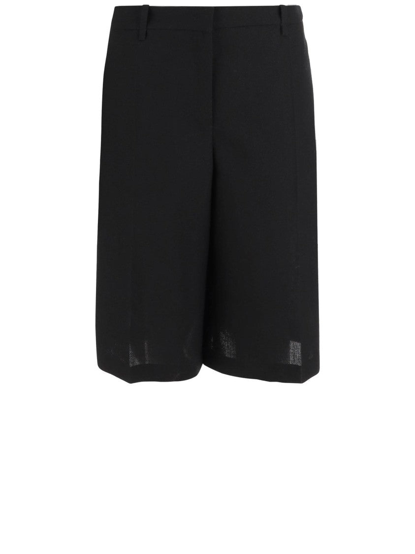 

Шорты Tailored Black Wool Short Pants Jil Sander