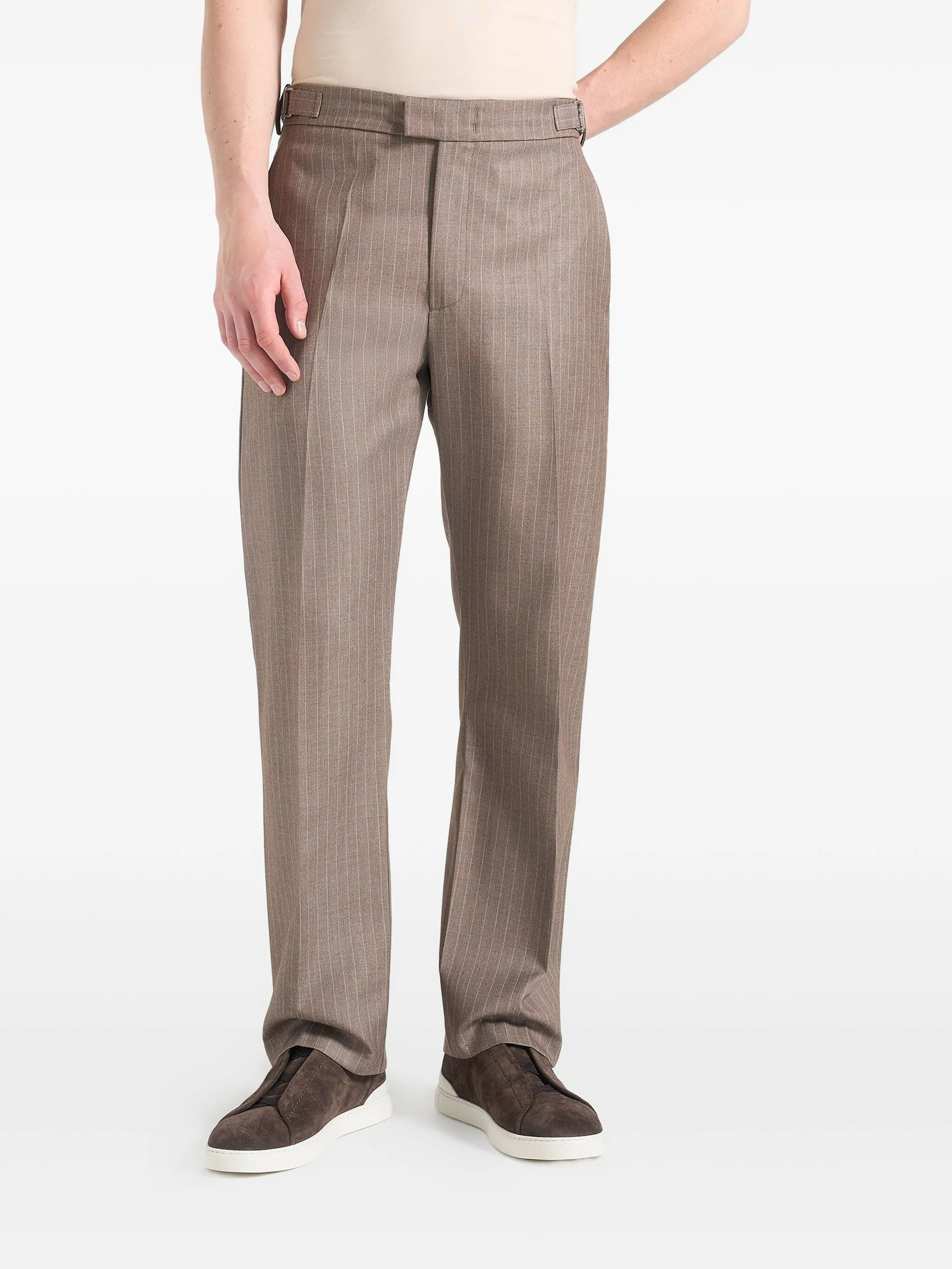 

Брюки Joseph в тонкую полоску Manière De Voir, бежевый