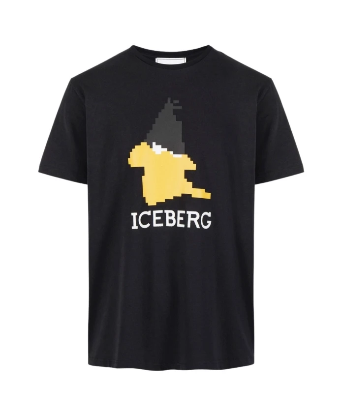 

Футболка Daffy с принтом в виде лица Iceberg, черный