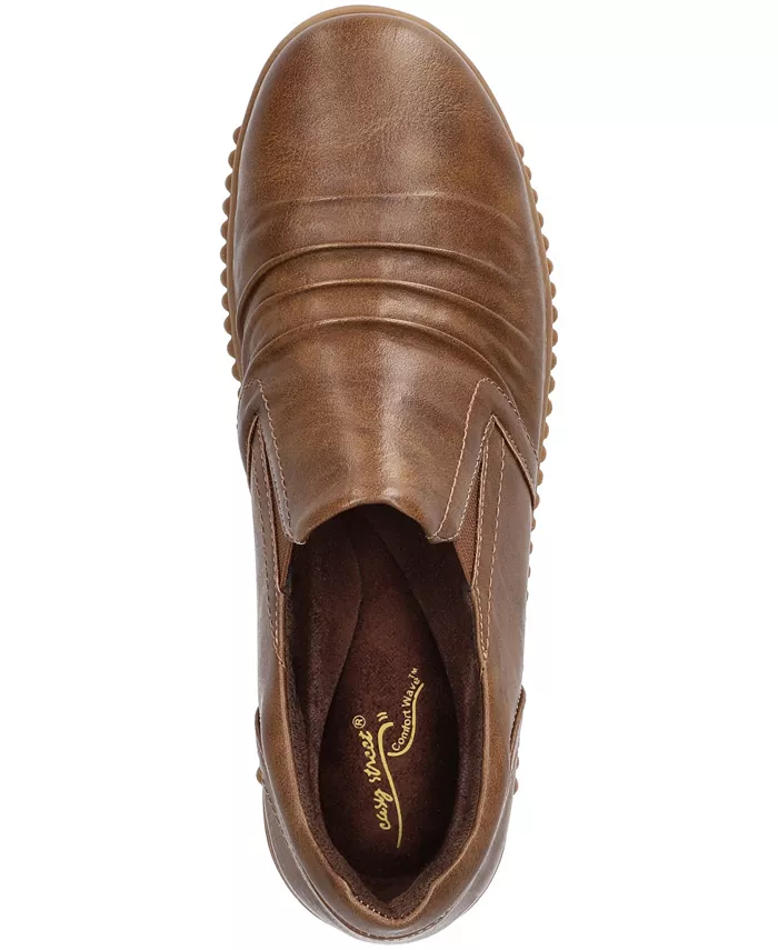 Женские балетки Kipper Comfort Easy Street, коричневый/бежевый — фото 4