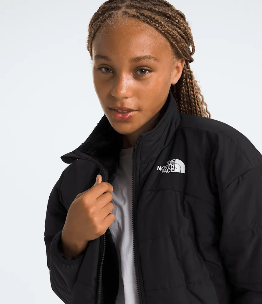 Двусторонняя куртка Shasta с застежкой-молнией для девочек The North Face, TNF Black — фото 3