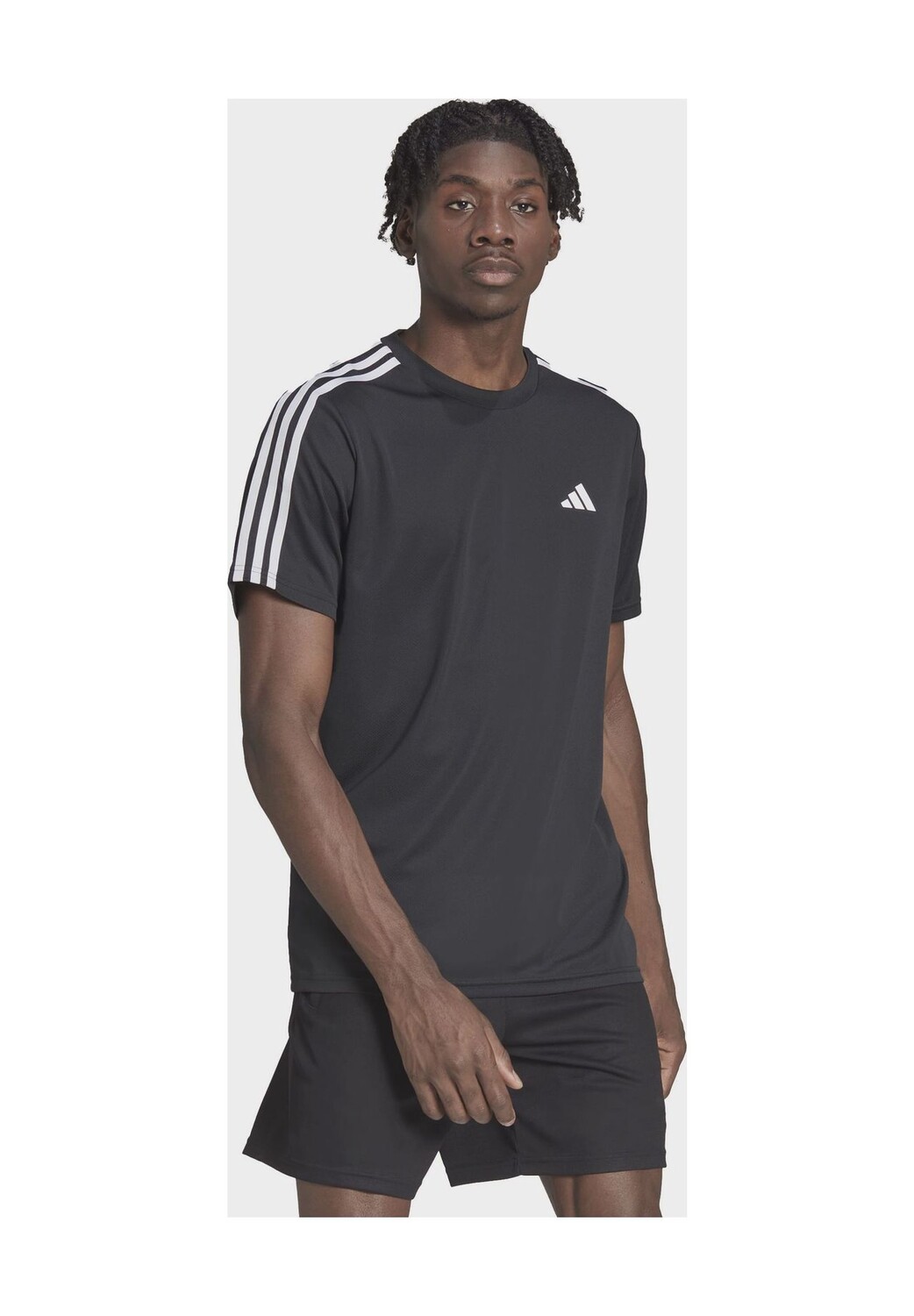 

Рубашка функциональная, влагорегулирующая, дышащая, мужская adidas, цвет Black White