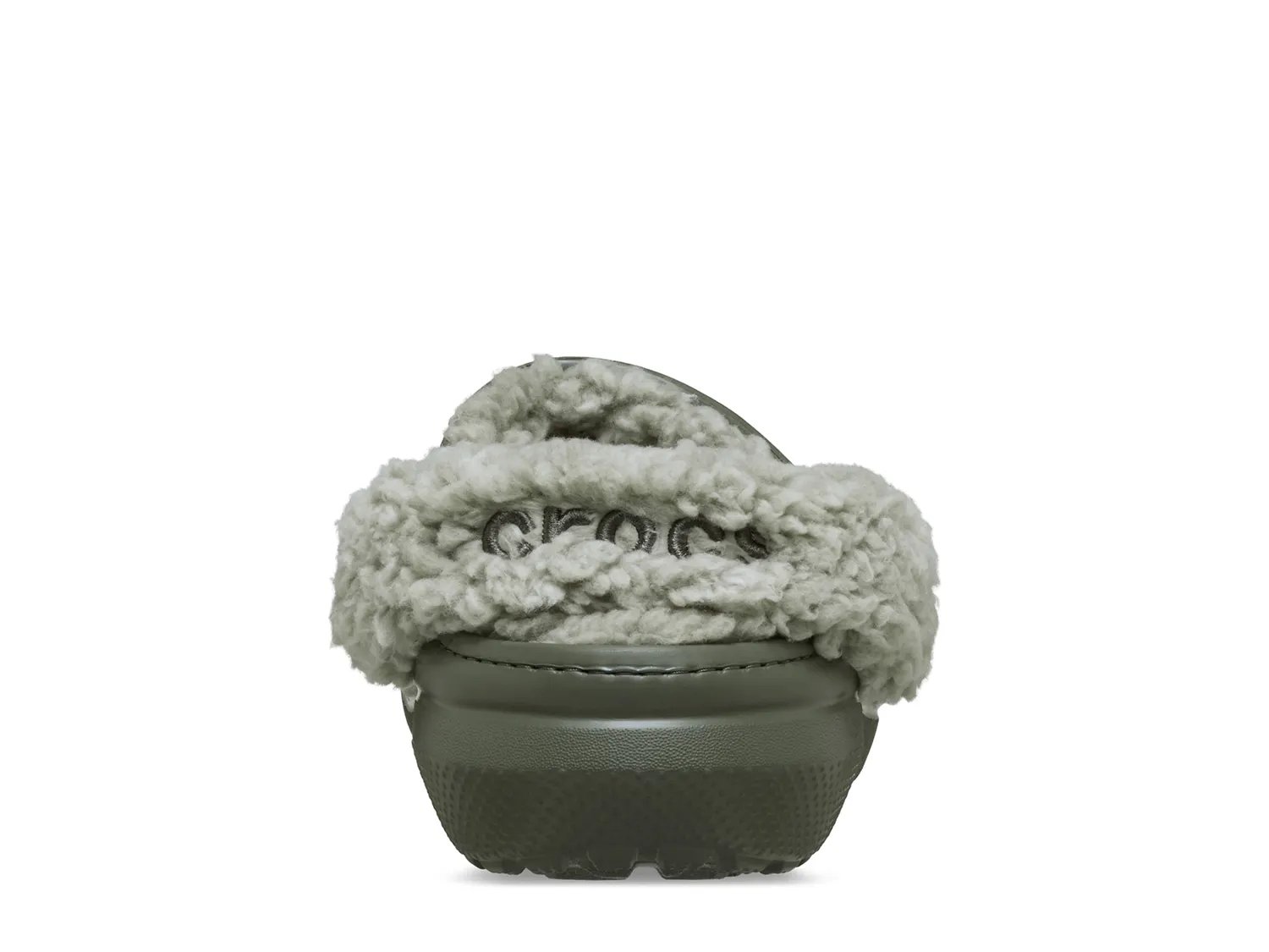 Сабо Crocs Classic Fleece Lined Clog, Dusty Olive — фото 2
