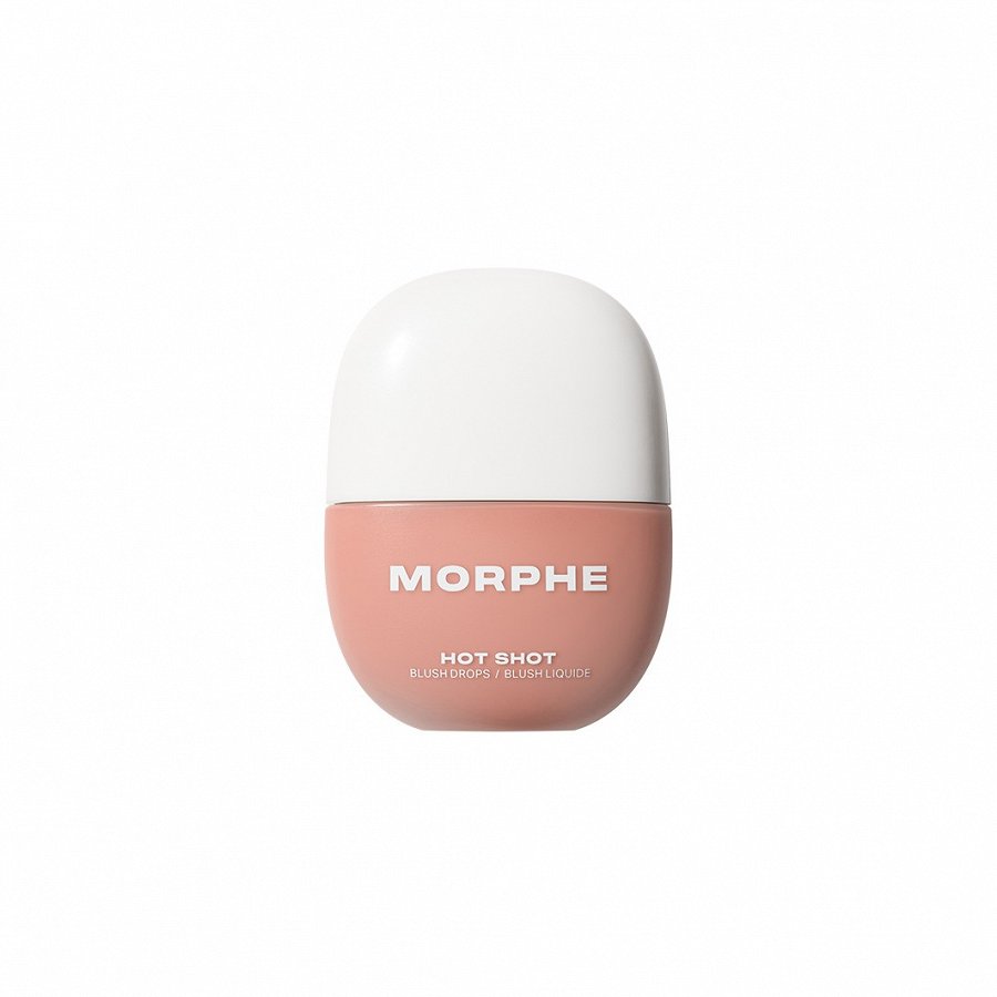 

Жидкая текстура румян hot shot blush drops Morphe, цвет natural heat, 15 мл