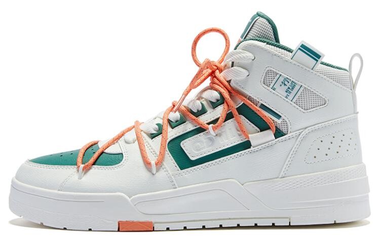 

Кроссовки QIAODAN Inheritance 1.0 Skateboarding Shoes Men High-top Green, зеленый