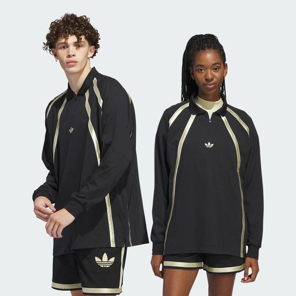 

Поло Adidas Rugby long sleeve polo shirt (gender neutral), черный