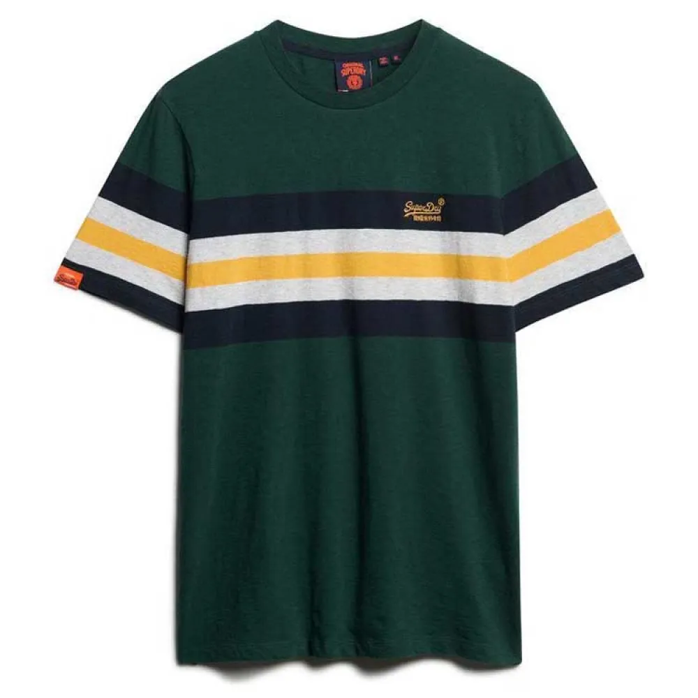 

Футболка с коротким рукавом Superdry Essential Stripe, зеленый