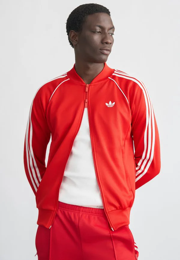Тренировочная куртка Adidas Originals, Better Scarlet/White