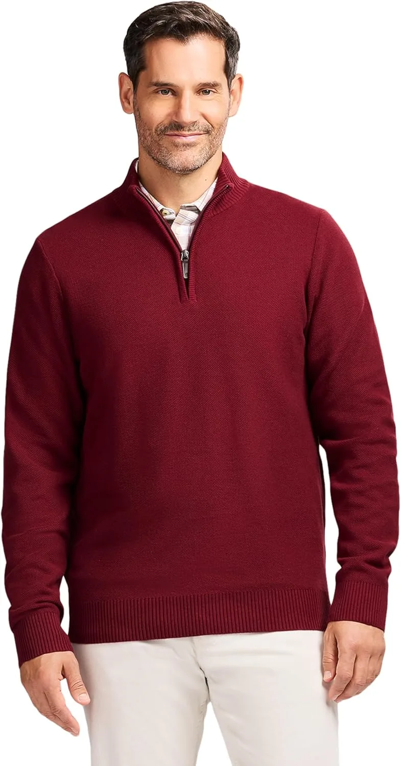 

Izod мужской свитер с застежкой на четверть