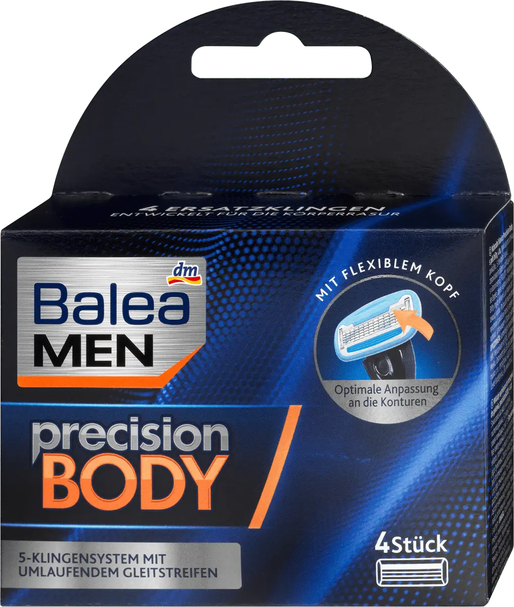 

Лезвия для бритвы прецизионный корпус 4 шт. Balea
