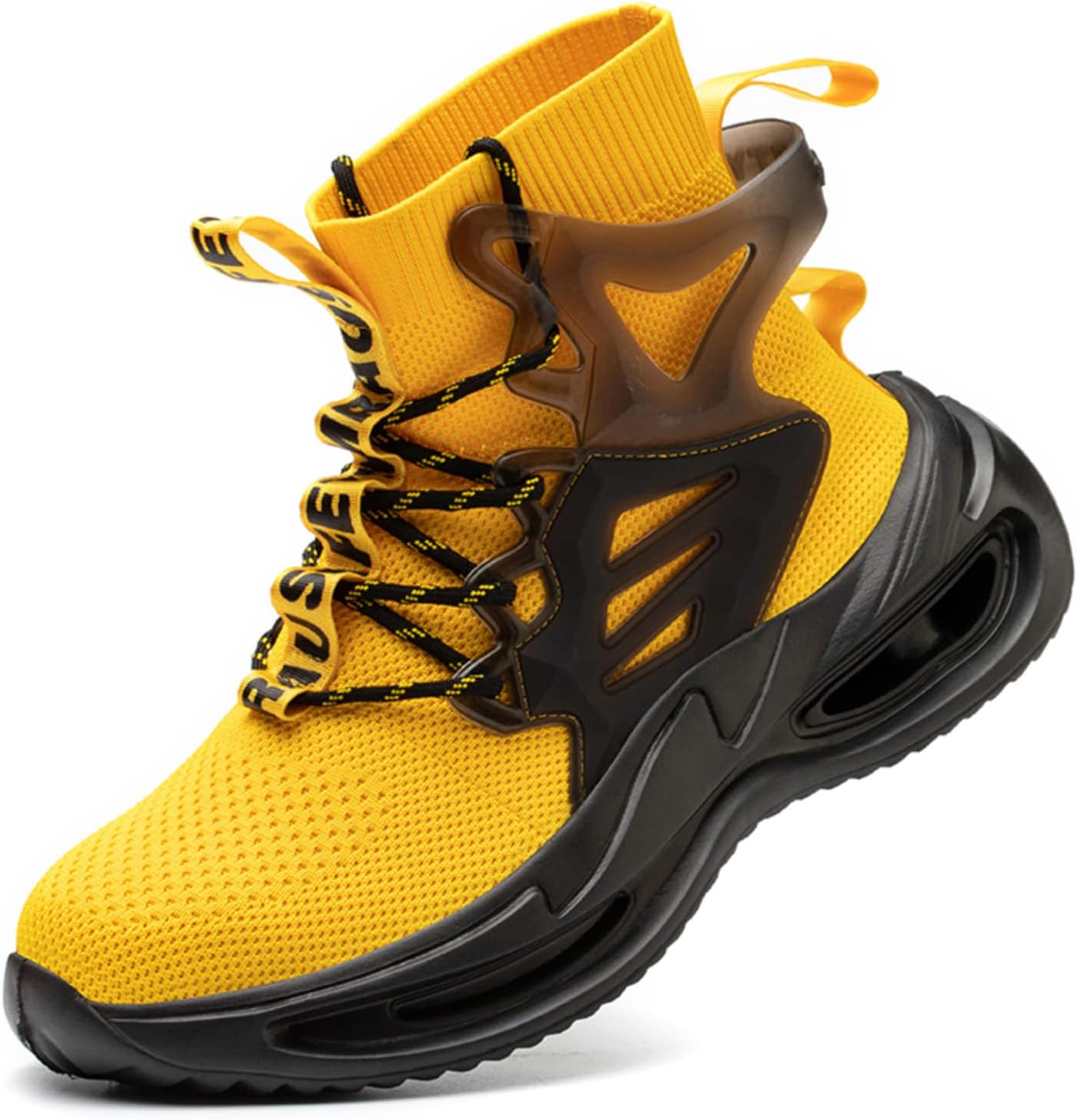 

Мужские ботинки Micoklinlin с защитным стальным носком, легкие и удобные, устойчивые к ударам и проколам, походные кроссовки, желтый