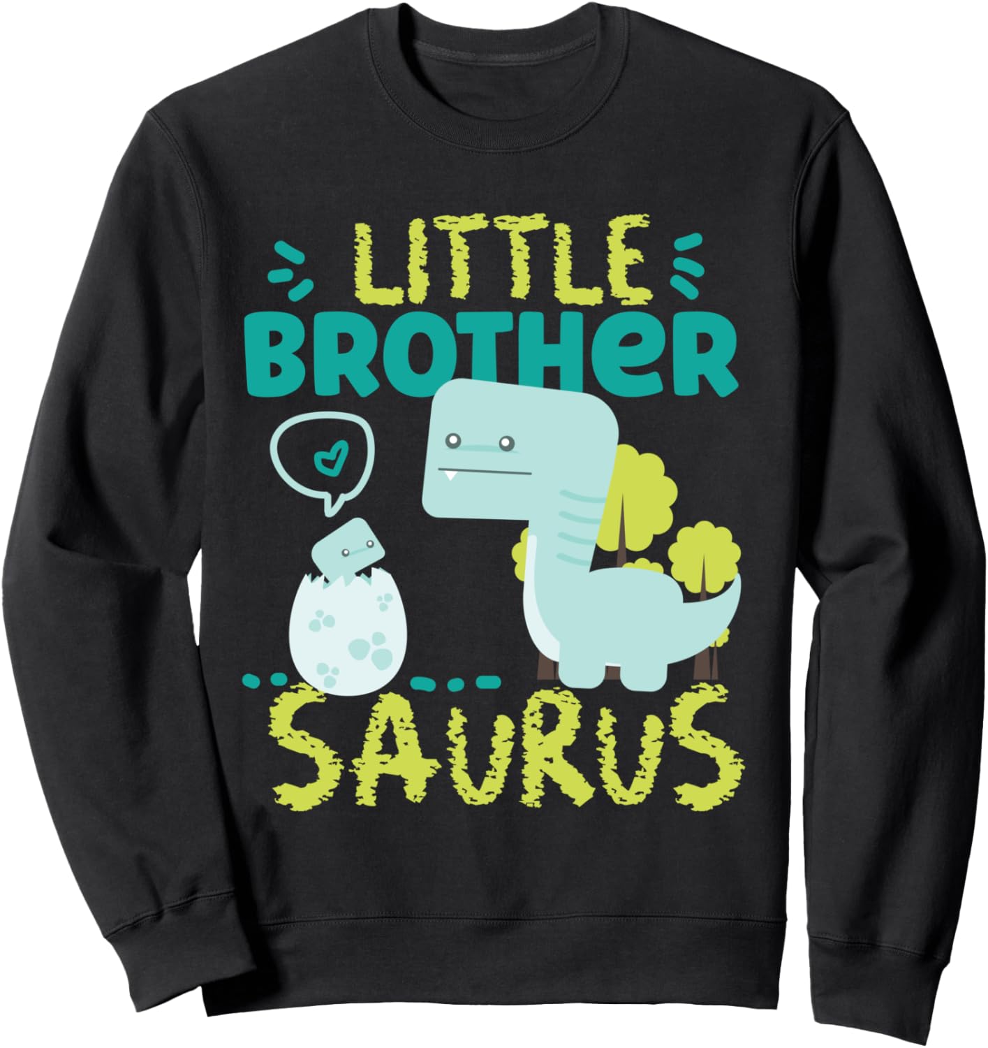 

Милая толстовка с изображением динозавра для младших братьев Cute Dinosaurs Designs For Dinophiles, черный