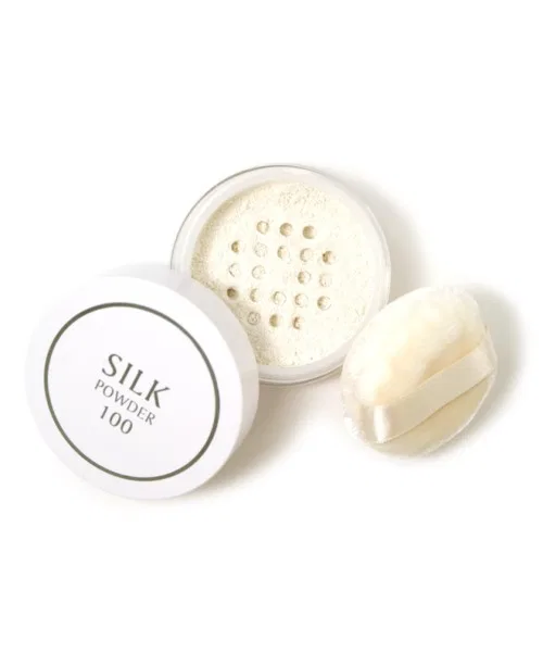 Пудра для лица Silk Powder, 100% шёлк, 9 г, белая
