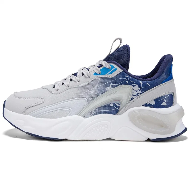 Кроссовки повседневные из синтетической кожи YEARCON Silver Gray/Teal