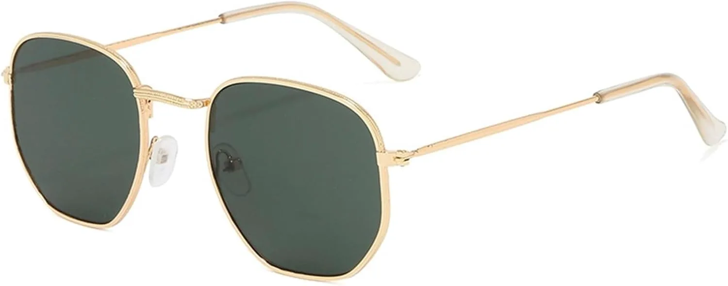 

Металлические модные мужские солнцезащитные очки для активного отдыха, шопинга, отпуска, для женщин, для водителей, декоративные солнцезащитные очки Generic, Green