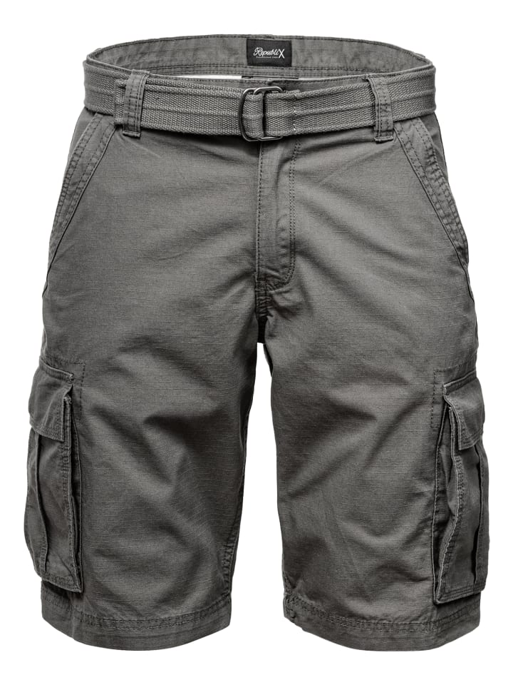 

Тканевые шорты REPUBLIX, темно-серый