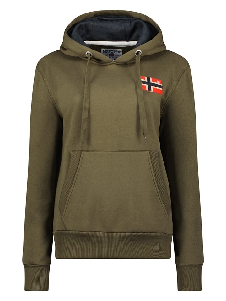 

Толстовка Geographical Norway Hoodie Genifer, хаки