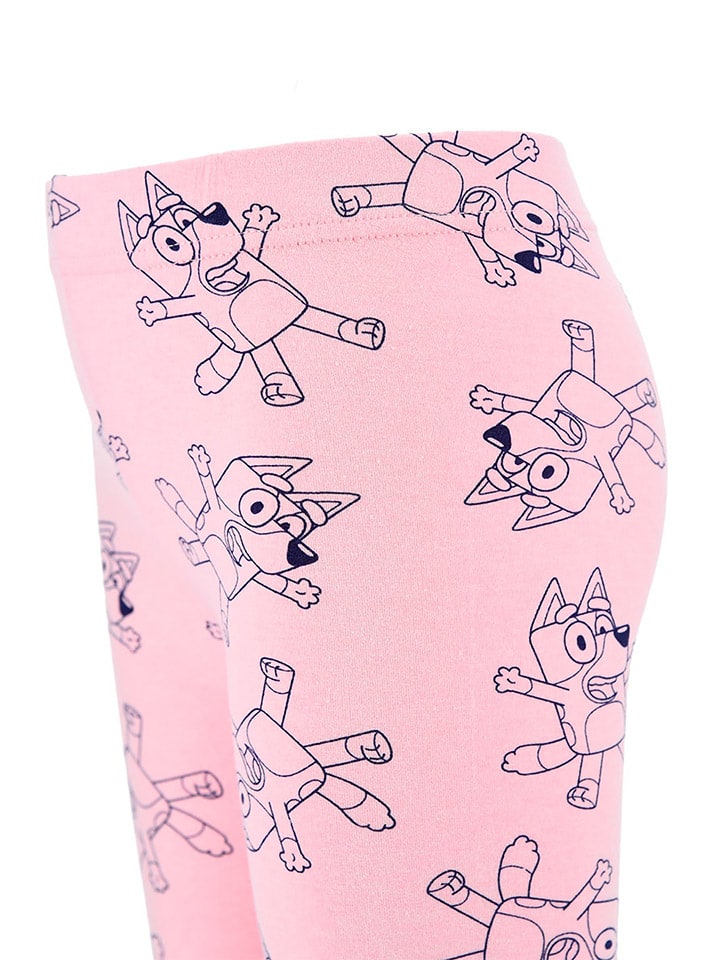 Bluey Леггинсы "Блюи" розового цвета — фото 4