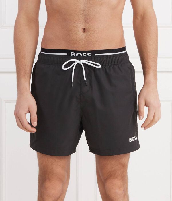 

Плавки шорты амур Regular fit Boss, черный