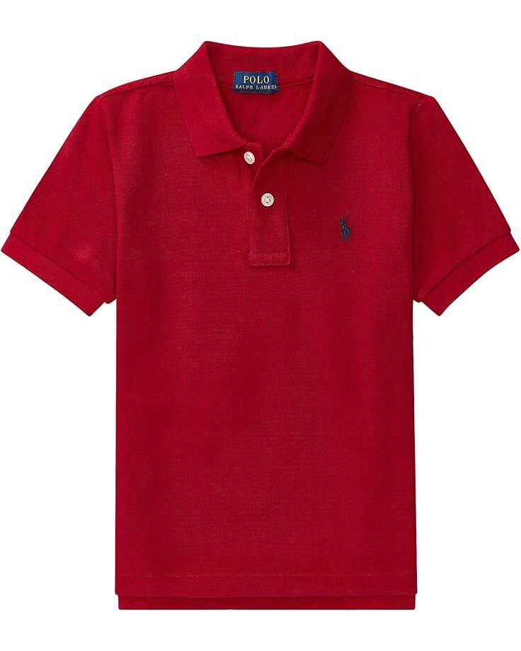 

Поло Polo Ralph Lauren Kids Cotton Mesh Polo Shirt, цвет New Red 1