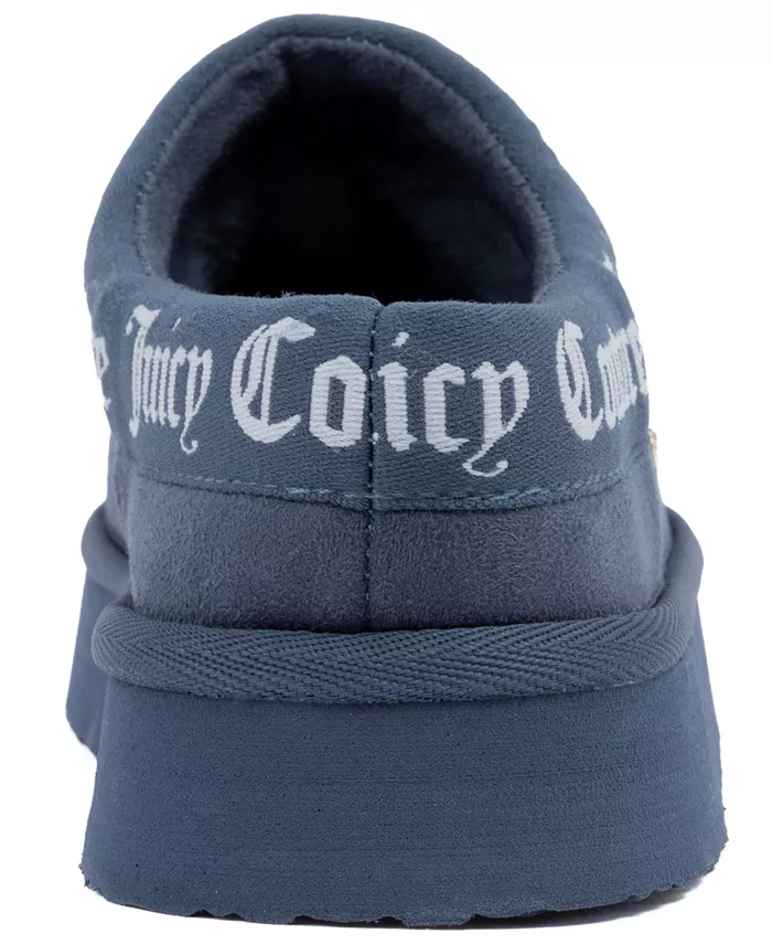 Женские тапочки Oney с закрытым носком Juicy Couture, синий — фото 3