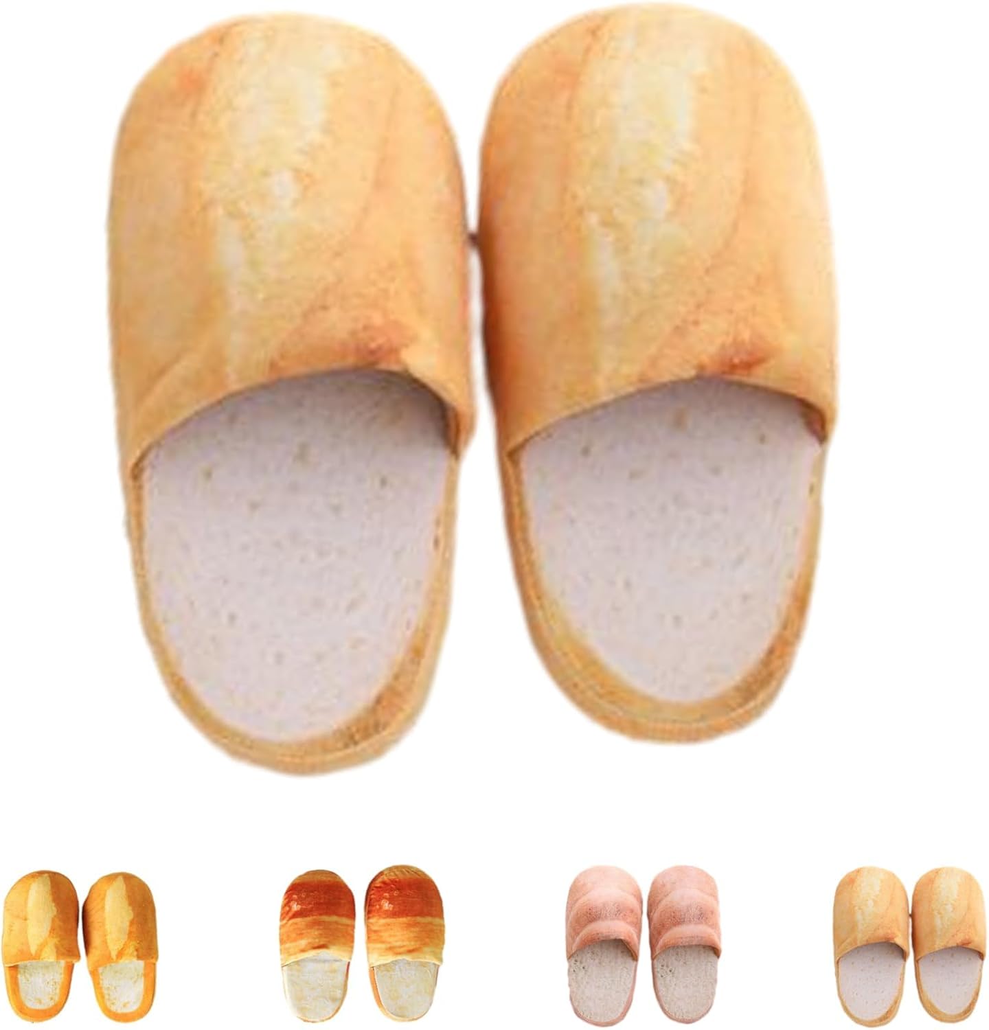 

Тапочки в виде хлеба для женщин и мужчин, тапочки в виде буханки хлеба, нелепые туфли для женщин, странные домашние тапочки в подарок на Хэллоуин и Рождество Generic, C