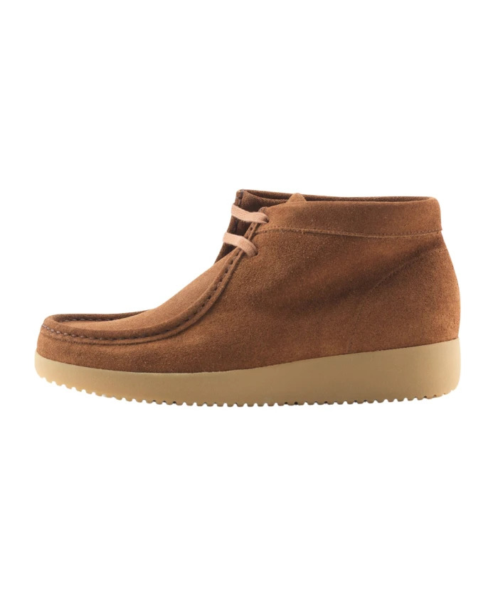 Замшевые ботинки на шнуровке Nature Footwear, коричневый