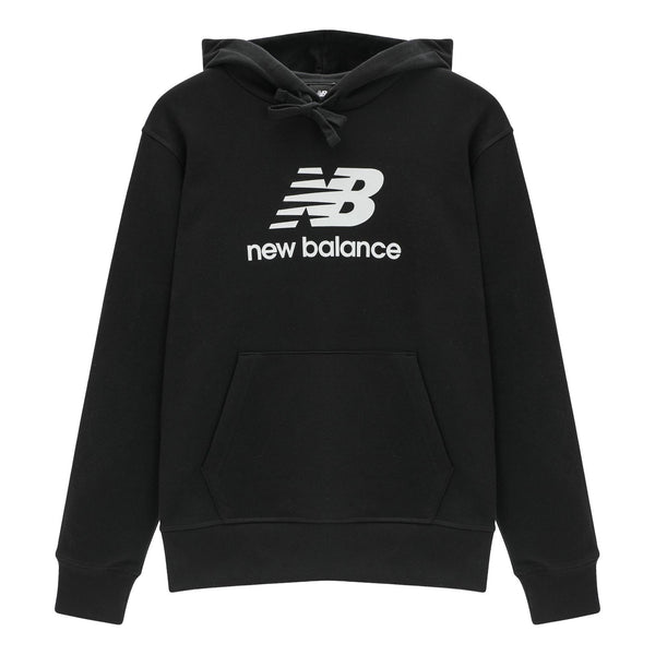 

Толстовка с капюшоном с большим логотипом New Balance, черный